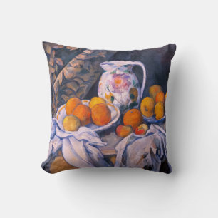 Paul Cezanne - Stilleven met een gordijn Kussen