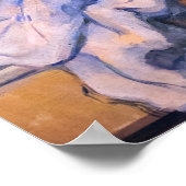 Paul Cezanne - Stilleven met een gordijn Poster (Hoek)