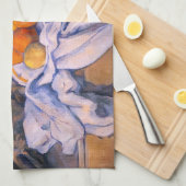 Paul Cezanne - Stilleven met een gordijn Theedoek (Quarter Fold)
