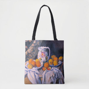 Paul Cezanne - Stilleven met een gordijn Tote Bag