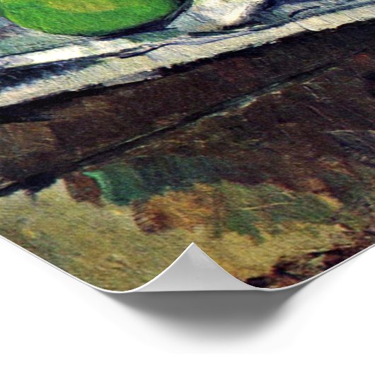 Paul Cezanne - Stilleven met Fruit Bowl Poster (Hoek)