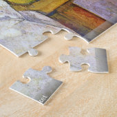 Paul Cezanne - Stilleven met fruitmandje Legpuzzel (Zijkant)