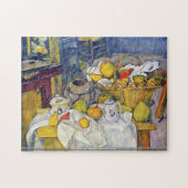 Paul Cezanne - Stilleven met fruitmandje Legpuzzel (Horizontaal)