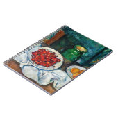 Paul Cezanne - Stilleven met kersen en perziken Notitieboek (Linkerzijde)