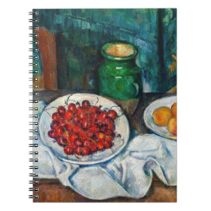 Paul Cezanne - Stilleven met Kersen en Perziken Notitieboek