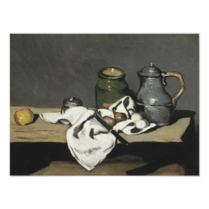 Paul Cezanne - Stilleven met Kettle Foto Afdruk