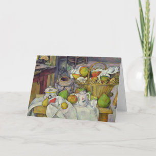 Paul Cezanne Stilleven met mand, 1888-90 Kaart