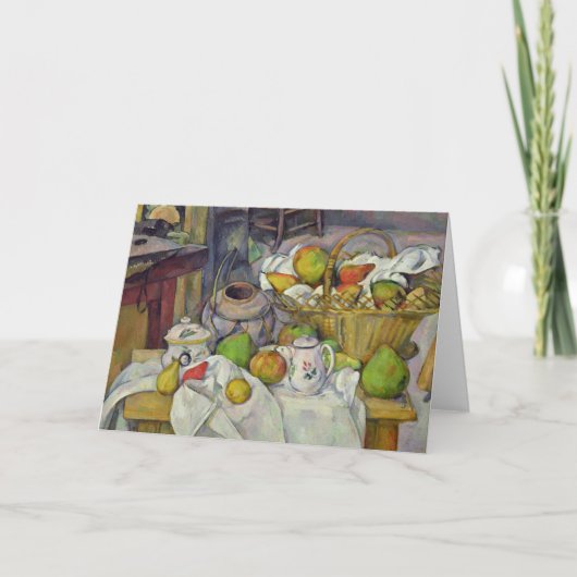 Paul Cezanne | Stilleven met mand, 1888-90 Kaart (Voorkant)