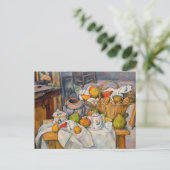 Paul Cezanne - Stilleven met mand Briefkaart (Staand voorkant)