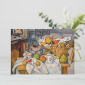 Paul Cezanne - Stilleven met mand Kaart (Staand voorkant)