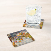 Paul Cezanne - Stilleven met mand Kartonnen Onderzetters (Insitu)