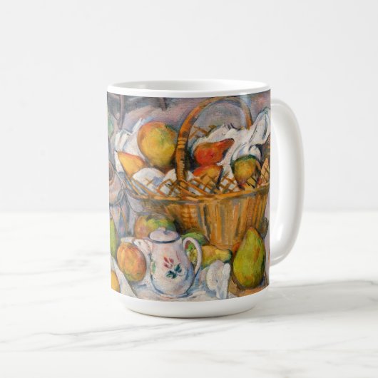 Paul Cezanne - Stilleven met mand Koffiemok (Voorkant rechts)