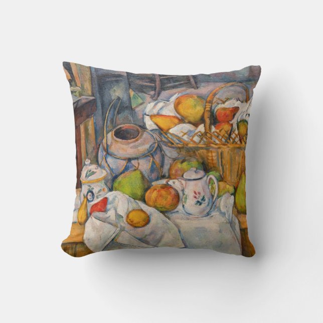 Paul Cezanne - Stilleven met mand Kussen (Voorkant)