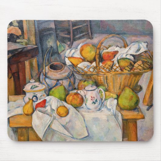 Paul Cezanne - Stilleven met mand Muismat (Voorkant)