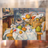 Paul Cezanne - Stilleven met mand Raamsticker (Vel 2)