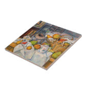 Paul Cezanne - Stilleven met mand Tegeltje (Zijkant)