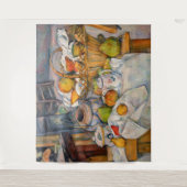 Paul Cezanne - Stilleven met mand Wandkleed (Voorkant)