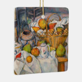 Paul Cezanne - Stilleven met mandje Keramisch Ornament (Rechts)