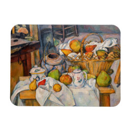 Paul Cezanne - Stilleven met mandje Magneet
