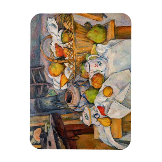 Paul Cezanne - Stilleven met mandje Magneet (Verticaal)