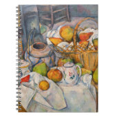 Paul Cezanne - Stilleven met mandje Notitieboek (Voorkant)