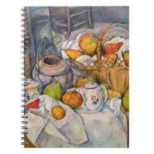 Paul Cezanne - Stilleven met mandje Notitieboek