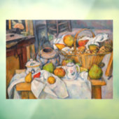 Paul Cezanne - Stilleven met mandje Raamsticker (Vel 3)