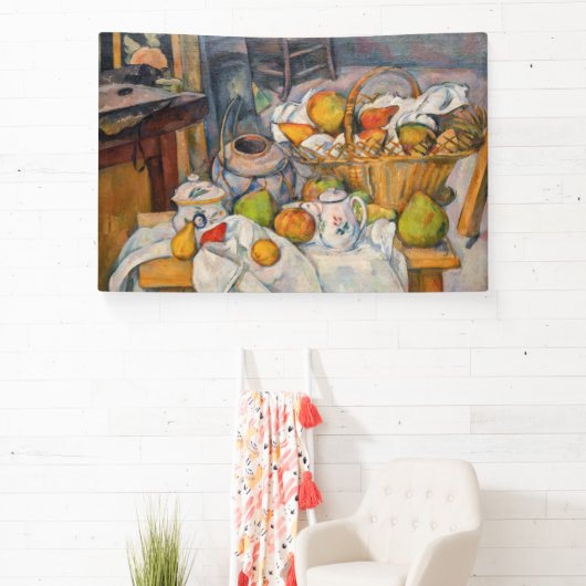 Paul Cezanne - Stilleven met mandje Spandoek (Insitu)