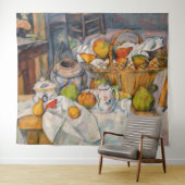 Paul Cezanne - Stilleven met mandje Wandkleed (In Situ (horizontaal))