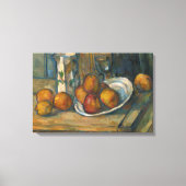 Paul Cezanne - Stilleven met Melk Jug en Fruit Canvas Afdruk (Voorkant)