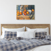 Paul Cezanne - Stilleven met melkkan en fruit Canvas Afdruk (Insitu (Slaapkamer))
