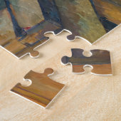 Paul Cezanne - Stilleven met melkkan en fruit Legpuzzel (Zijkant)