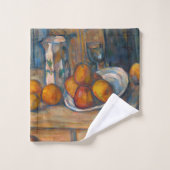 Paul Cezanne - Stilleven met Milk Jug en Fruits Bad Handdoek (Wasdoekje)