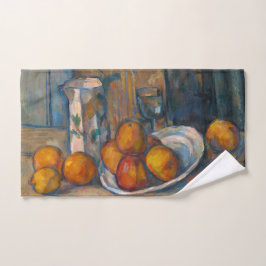 Paul Cezanne - Stilleven met Milk Jug en Fruits Bad Handdoek