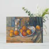 Paul Cezanne - Stilleven met Milk Jug en Fruits Bedankkaart (Staand voorkant)