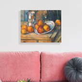 Paul Cezanne - Stilleven met Milk Jug en Fruits Canvas Afdruk (Insitu (Woonkamer))