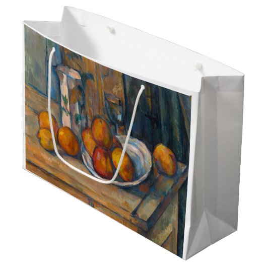 Paul Cezanne - Stilleven met Milk Jug en Fruits Groot Cadeauzakje (Voorkant Gekanteld)