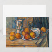 Paul Cezanne - Stilleven met Milk Jug en Fruits Kaart (Voorkant / Achterkant)
