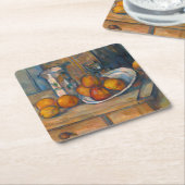 Paul Cezanne - Stilleven met Milk Jug en Fruits Kartonnen Onderzetters (Schuin)