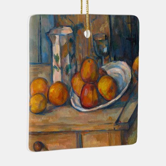 Paul Cezanne - Stilleven met Milk Jug en Fruits Keramisch Ornament (Rechts)