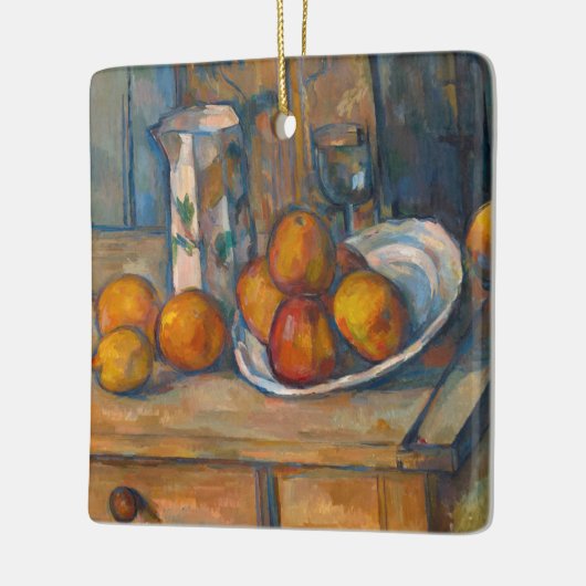 Paul Cezanne - Stilleven met Milk Jug en Fruits Keramisch Ornament (Links)