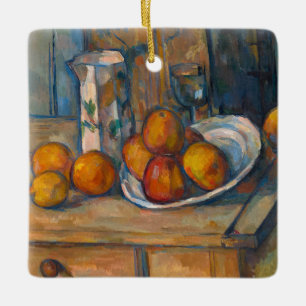 Paul Cezanne - Stilleven met Milk Jug en Fruits Keramisch Ornament