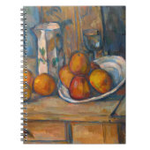 Paul Cezanne - Stilleven met Milk Jug en Fruits Notitieboek (Voorkant)