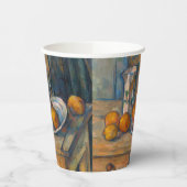 Paul Cezanne - Stilleven met Milk Jug en Fruits Papieren Bekers (Links)