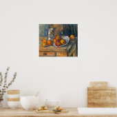 Paul Cezanne - Stilleven met Milk Jug en Fruits Poster (Keuken)