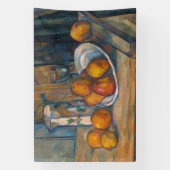 Paul Cezanne - Stilleven met Milk Jug en Fruits Spandoek (Verticaal)