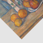 Paul Cezanne - Stilleven met Milk Jug en Fruits Tissuepapier (Detail)