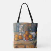 Paul Cezanne - Stilleven met Milk Jug en Fruits Tote Bag (Achterkant)