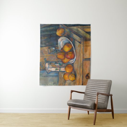 Paul Cezanne - Stilleven met Milk Jug en Fruits Wandkleed (In situ)