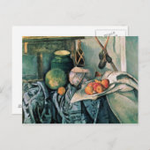 Paul Cezanne | Stilleven met Pitcher en Aubergi Briefkaart (Voorkant / Achterkant)